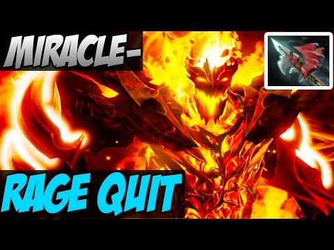 Miracle- RAGE QUIT - 9048MMR Shadow Fiend with Hurricane Pike - vol 21 - Dota 2