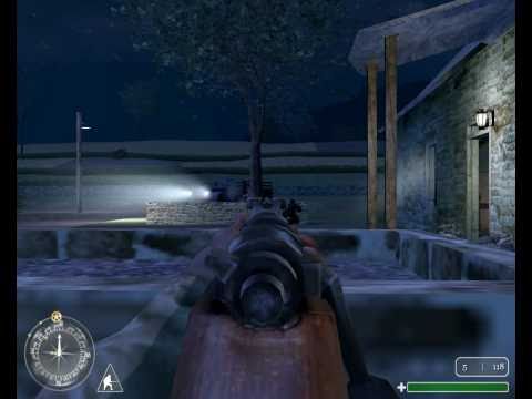 "Call of Duty 1: United Offensive", full walkthrough on Veteran, Part 6 - U.K. Campaign:Train Bridge