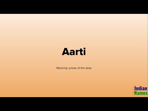 How to pronounce Aarti | Pronounce Indian Names