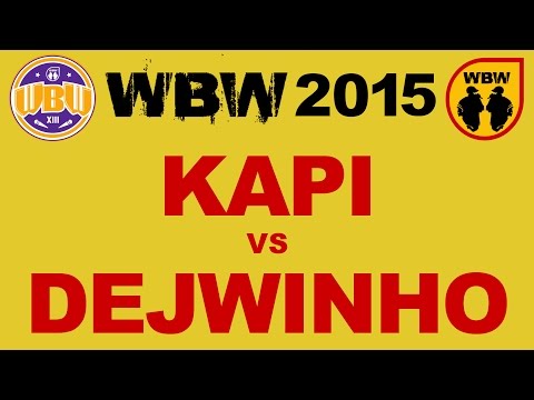 Kapi 🆚 Dejwinho 🎤 WBW 2015 Wrocław (freestyle rap battle)
