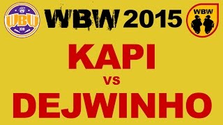 Kapi 🆚 Dejwinho 🎤 WBW 2015 Wrocław (freestyle rap battle)