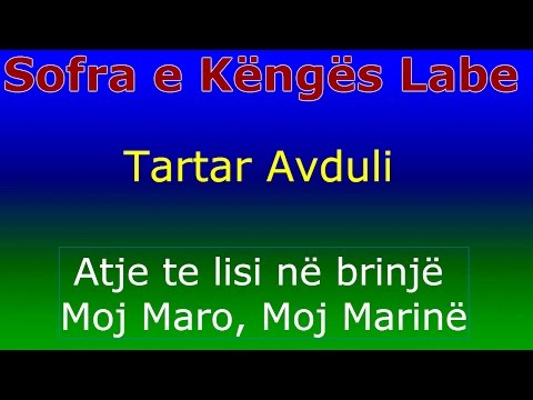 Tartar Avduli Tragjasi  - Atje te lisi në brinjë  - Sofra e Këngës Labe