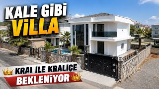 KALE GİBİ VİLLA KRAL İLE KRALİÇESİNİ BEKLİYOR 4+1 ÇİFT ODASI EBEVEYN B