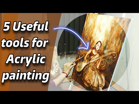 5 Useful Tools for Acrylic painting