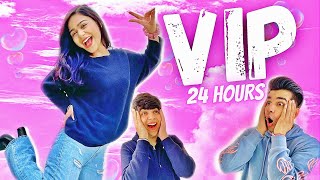 LIVING LIKE A VIP WITH MY BROTHER &amp; SISTER FOR 24 HOURS PART 2 | Rimorav Vlogs