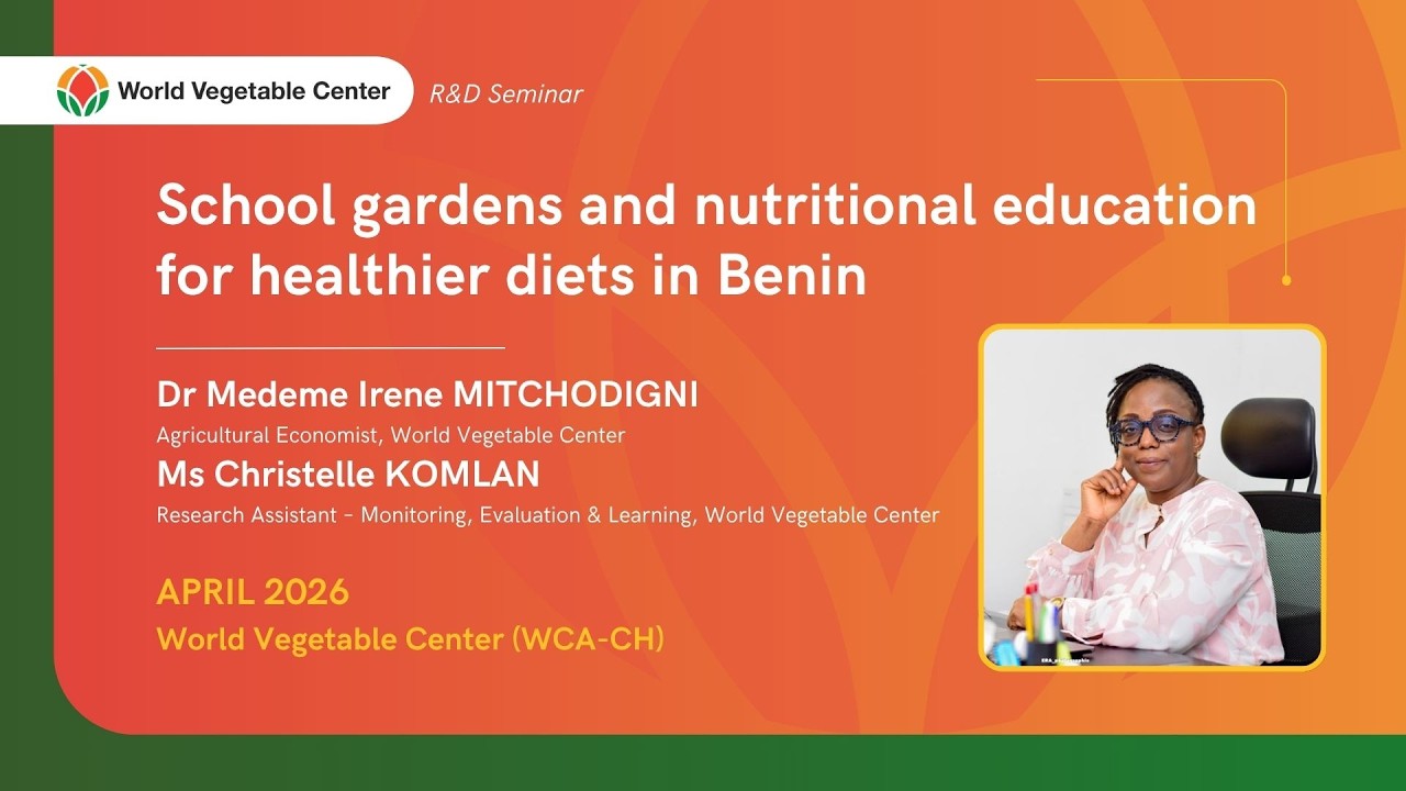 School gardens and nutritional education for healthier diets in Benin