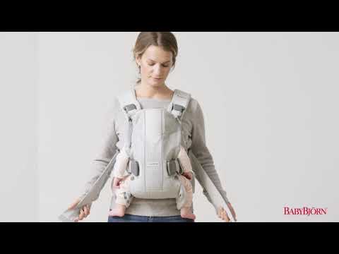 BABYBJORN nešioklė ONE AIR, anthracite, 098013 video