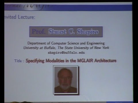 AGI-13 Stuart Shapiro - Specifying Modalities in the MGLAIR Architecture