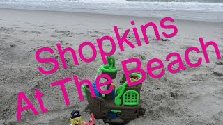 YouTube thumbnail: Shopkins SpongeBob Squarepants Hunt For Treasure Visit The Beach Patrick Flying Dutchman