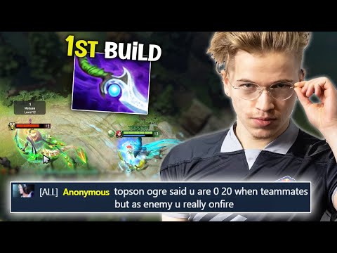 Topson 200 IQ First Build DIFFUSAL Counters EVERYONE DOTA 2