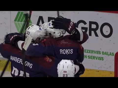 Optibet hokeja līga: HK Zemgale/LLU - HK Liepāja. Spēles labākie momenti (02.03.2022)