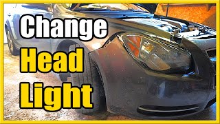 How to Replace Headlight Bulb on Chevy Malibu 2008 - 2012 Models (Easy Method)