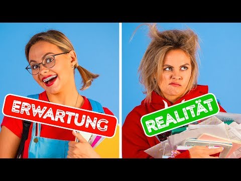 BACK TO SCHOOL: EXPECTATION VS. REALITY || Funny Situations by 123 GO!