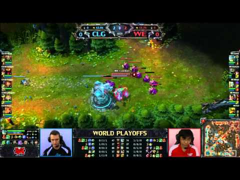 Game 19 - WorldElite (WE) vs Counter Logic Gaming EU (CLG.EU)  (Game 1) - League of Legends Playoffs
