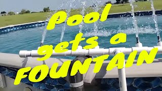 The Pool gets a FOUNTAIN