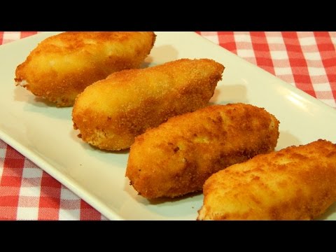 Cómo hacer croquetas de queso muy cremosas