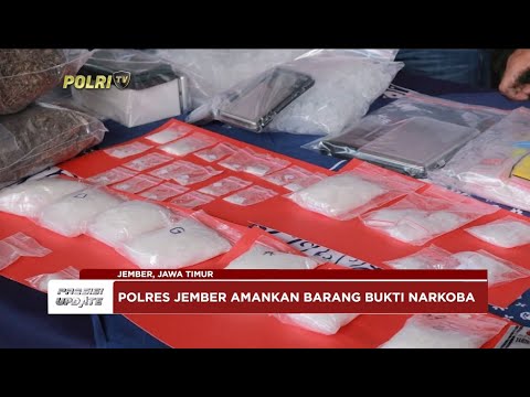 PRESISI UPDATE : POLRES JEMBER UNGKAP 32 KASUS NARKOBA 07/03/2024 20.00
