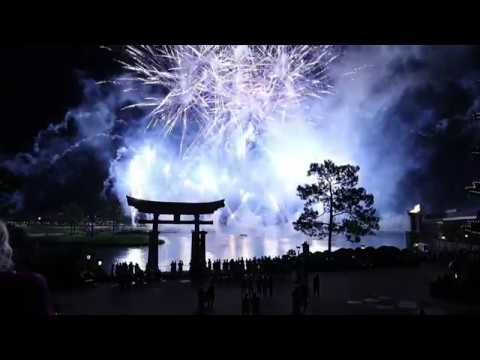 Epcot Illuminations Reflections of Earth *Full Show* from Japan Pavilion