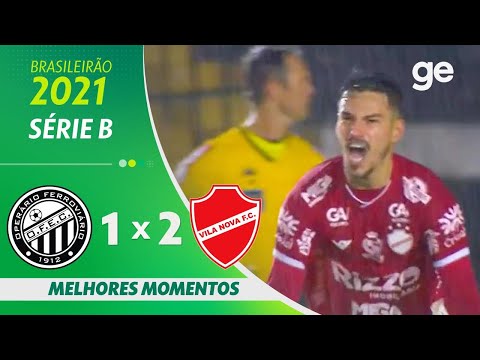 Gols e lances de Operário x Vila Nova-GO