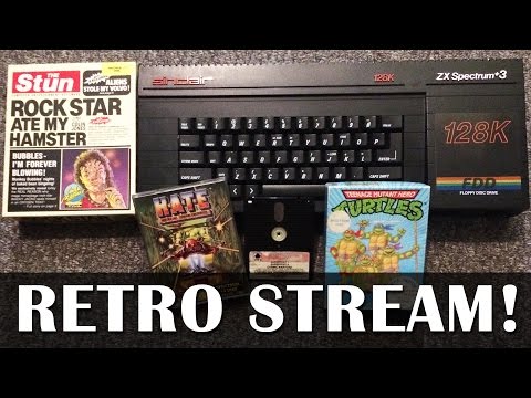Let's Play Spectrum +3 disks on the original hardware!  - Live Spectrum +3 gameplay