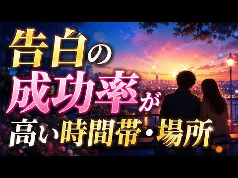 告白の成功率が高い時間帯と場所は？告白の成功率
