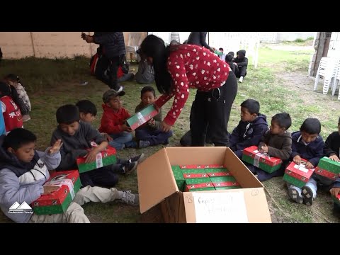 Entrega de Cajitas Samaritanas en Saquisilí Cotopaxi Ecuador