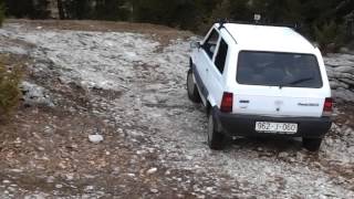preview picture of video 'Fiat Panda 4x4 on-Bosnian-roading at Crepoljsko, near Sarajevo city (scene 2 of 3)'