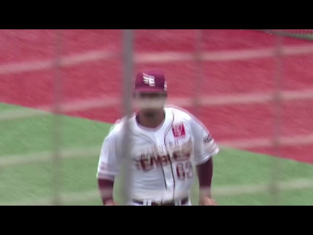 【ファーム】飛びついた!! イーグルス・入江大樹 抜けそうな打球をダイビングキャッチでアウト!! 2025年6月21日 東北楽天ゴールデンイーグルス 対 北海道日本ハムファイターズ