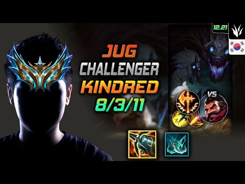 Challenger Jungle Kindred Build Kraken Slayer Conqueror - Kindred Jungle vs Graves - LOL KR 12.21