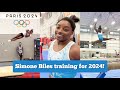 Simone Biles training her skills for Olympic Year 2024! (The return of the triple double?)