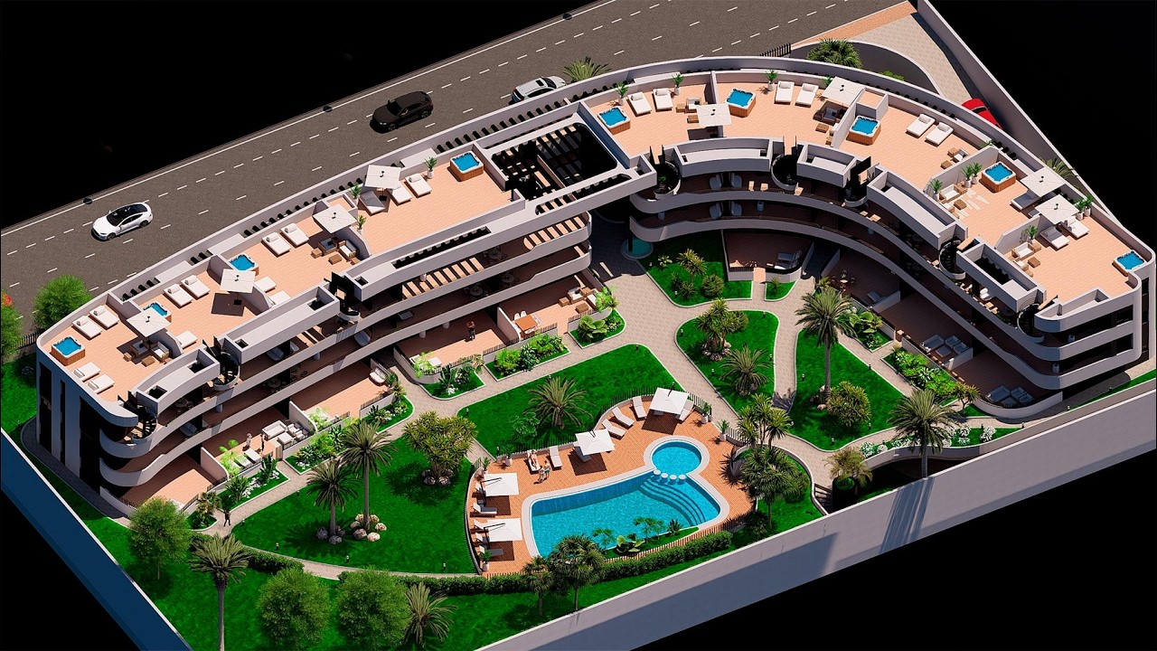 出售酒店式公寓Las Lomas del Rame-Bahía Bella - TORREGOLFGARDEN-GF-3D