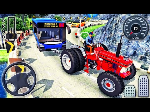 Offroad Towing Chained Tractor Bus - Rescue Vechies Simulator - Android GamePlay