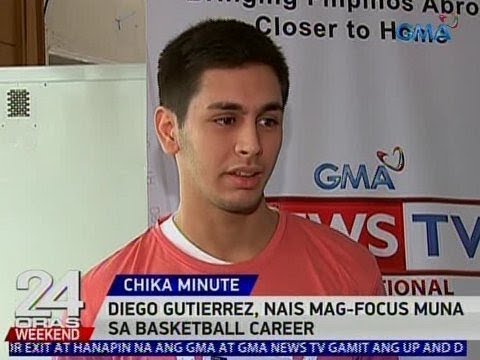 24 Oras: Diego Gutierrez, nais mag-focus muna sa basketball career
