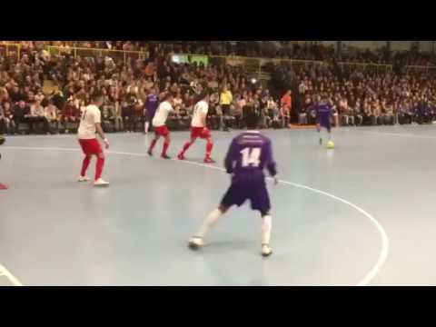 Gelijkmaker LRC Leerdam in Proxsys Cup kwartfinale tegen Unitas (5 januari 2017)