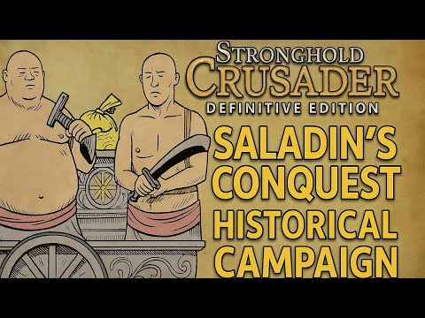 Stronghold Crusader DE – Saladin’s Conquest Missions 1–5 🏰⚔️ | Historical Campaign 4K 60FPS