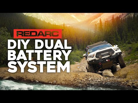 Simple Dual Battery Setup - DIY 12v System - Redarc BCDC ALPHA 50A w/ LiFePO4 Battery