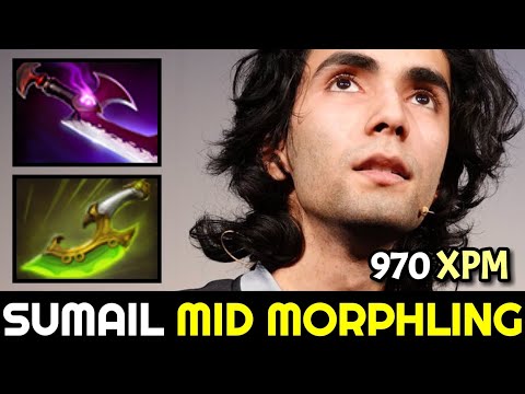 SUMAIL Mid Morphling is back — Swift Blink Build vs Top 2 Rank Dota 2