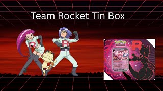 Team Rocket tin product!!! Beautiful PROMO Card!!!