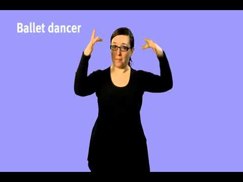 How to Sign Dancer in BSL