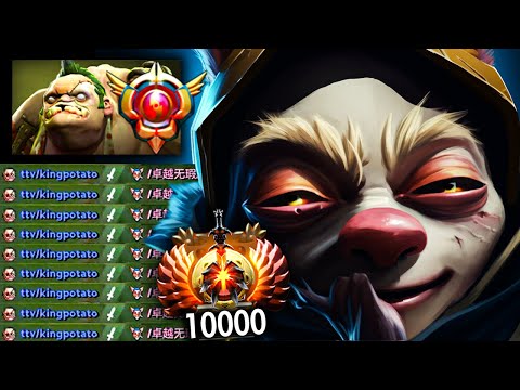 When Meepo is 10k mmr, But Pudge is Grandmaster | Genius Pudge