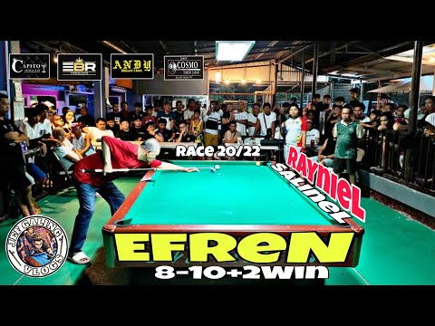 Efren  8-10+2Win 🆚 Rayniel OLongapo Race 20💥22 @GARAGE SPORTS BISTRO,ORANI