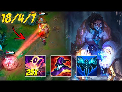 SYLAS TOP COM A BUILD DO CAPS FULL AP - LEAGUE OF LEGENDS