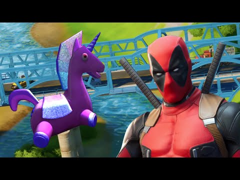 Find Deadpool's Stuffed Unicorn