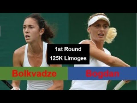 Mariam Bolkvadze (GEO) - Ana Bogdan (ROU) 1st Round Limoges Women Challenger 2021