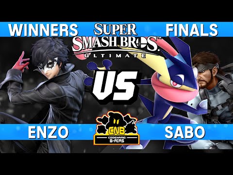 Smash Ultimate Tournament Winners Finals - Enzo (Joker) vs Sabo (Greninja / Snake) - CNB 202