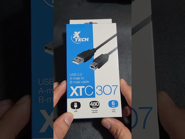 Vídeo relacionado con Cable de Impresora[2M] USB 2.0 Tipo A a Tipo B para HP, Epson, Canon, Brother, Escáner, Disco Duro, Fotografía Digital y Otros Dispositivos