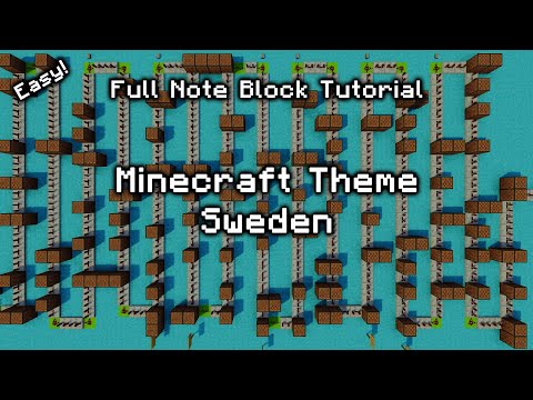 Minecraft - Sweden - Full Note Block Tutorial