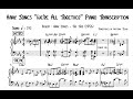 Hank Jones "We're All Together" Piano Transcription