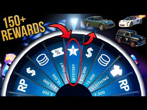 GTA Online Casino Update - All 150+ Items from the MYSTERY REWARD on the Lucky Wheel