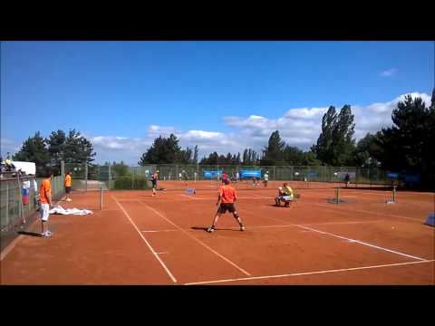 Final match - Men O40 - SCAVNICKY (SVK) - NILOS (GER) - 5th ISBO Speedminton Czech Open 2015